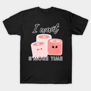 I want more Time, Valentine Marshmallow, I love you T-Shirt